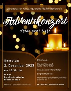 Adventskonzert in Pfaffenhofen @ Lambertuskirche Pfaffenhofen